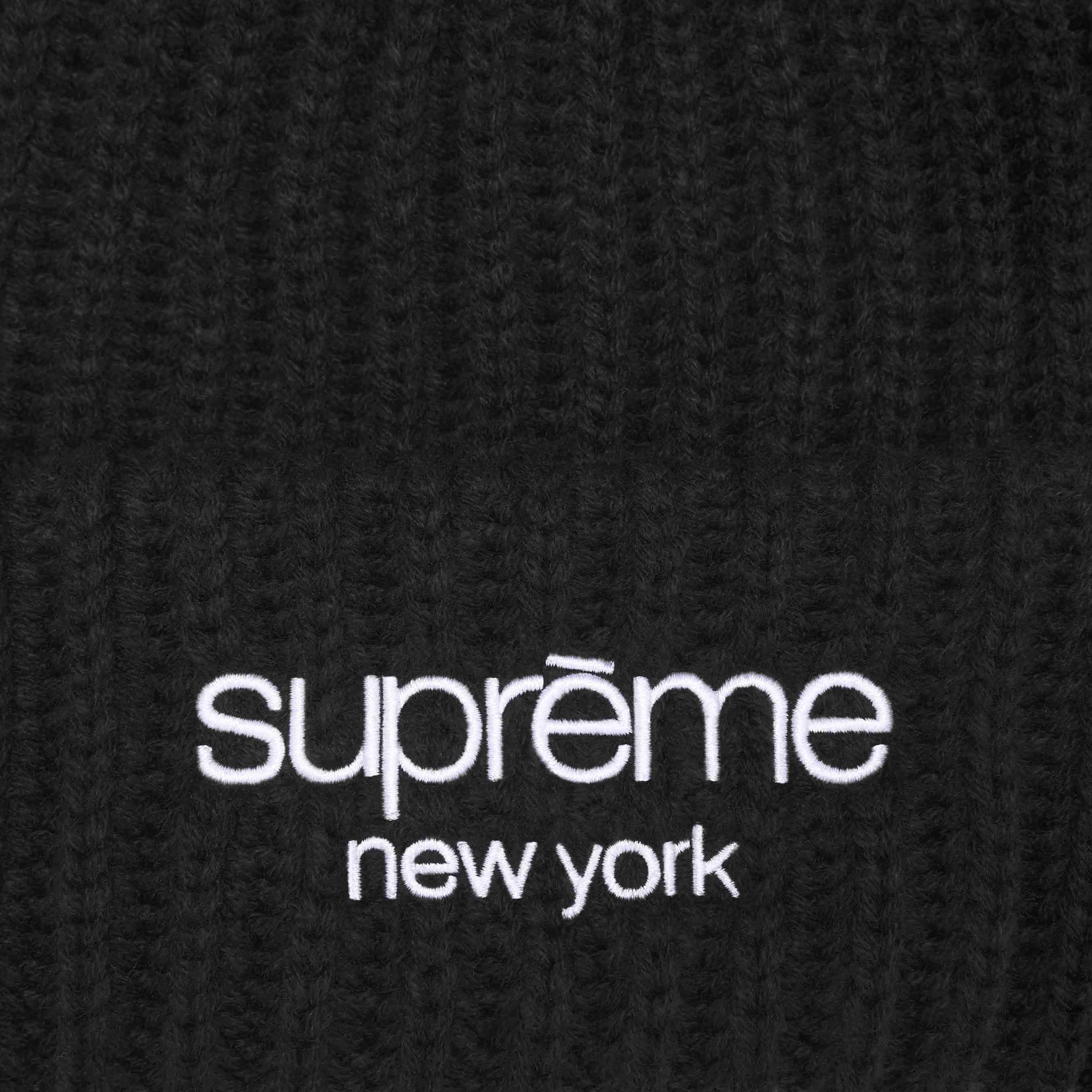 Classic Logo Chunky Ribbed Beanie view 7